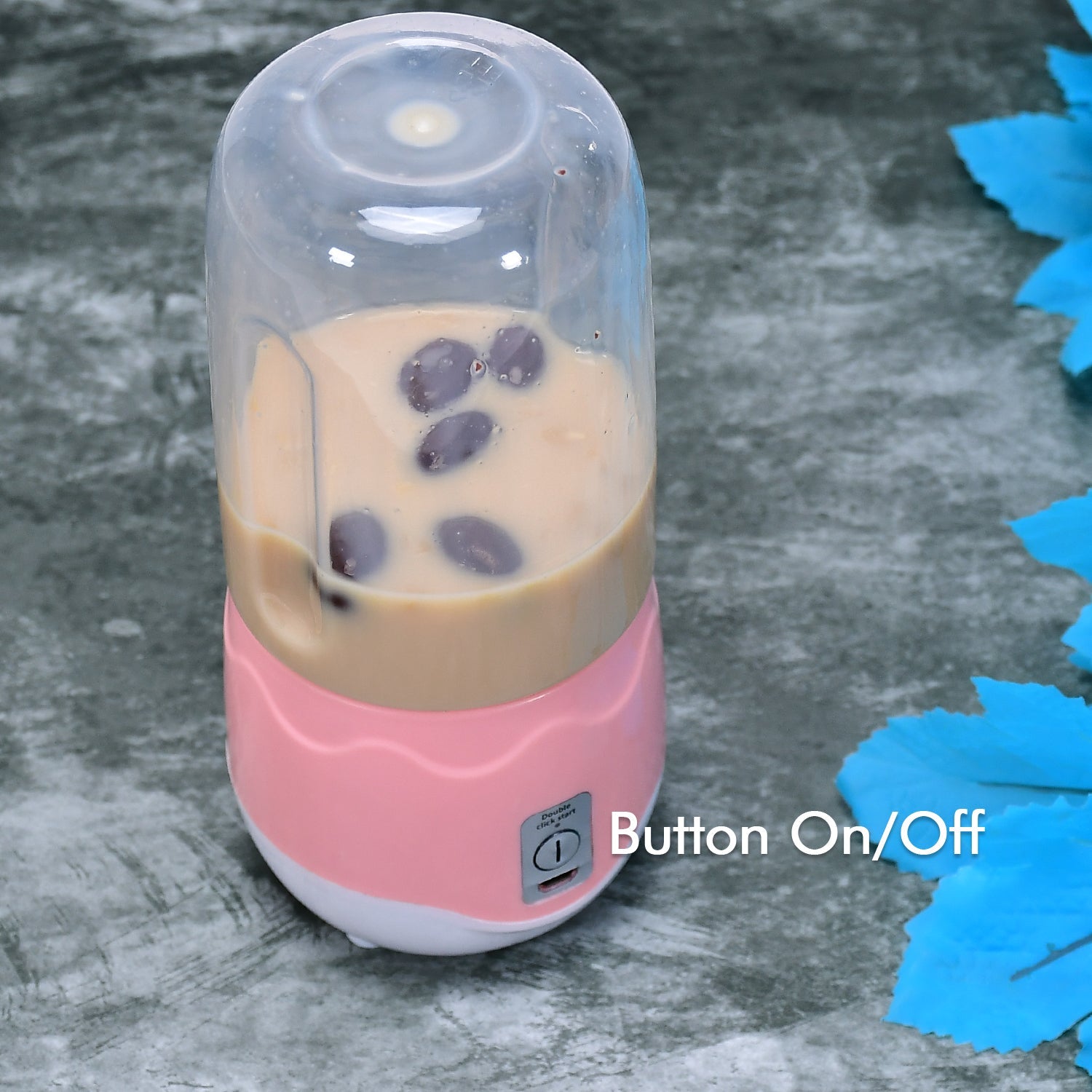 2260 Portable Blender, Personal Blender Juicer Cup, Mini Handheld Blender with 4 Blades, Mixer for Fruit Shakes and Smoothies, Portable Juicer (Multicolor) DeoDap 2260 Portable Blender, Personal Blender Juicer Cup, Mini Handheld Blender with 4 Blades, Mixer for Fruit Shakes and Smoothies, Portable Juicer (Multicolor) DeoDap